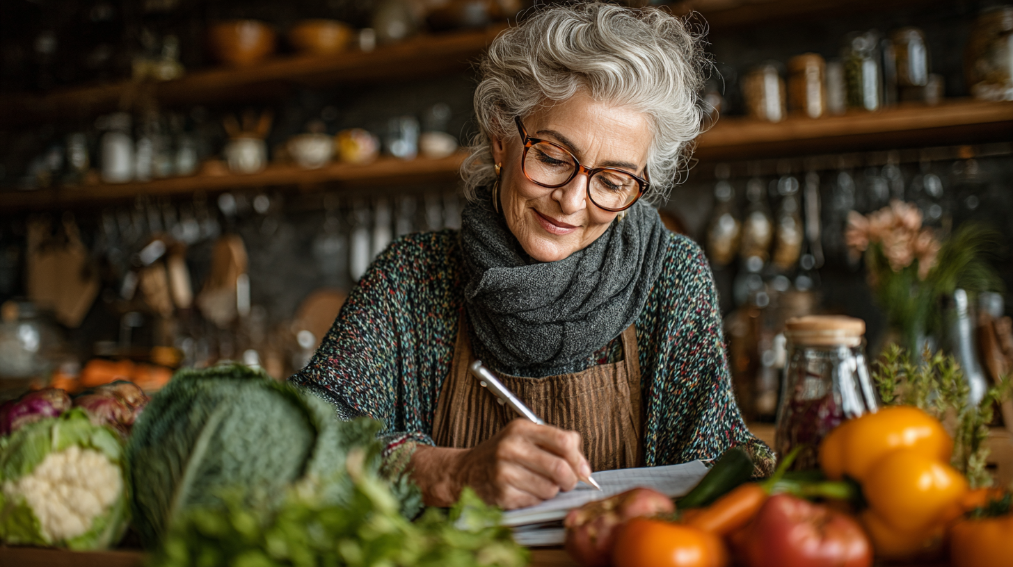 Masă sănătoasă și colorată pentru seniori
